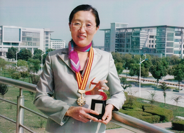 2008年，顾京获得第四届高等学校教学名师奖。受访者供图