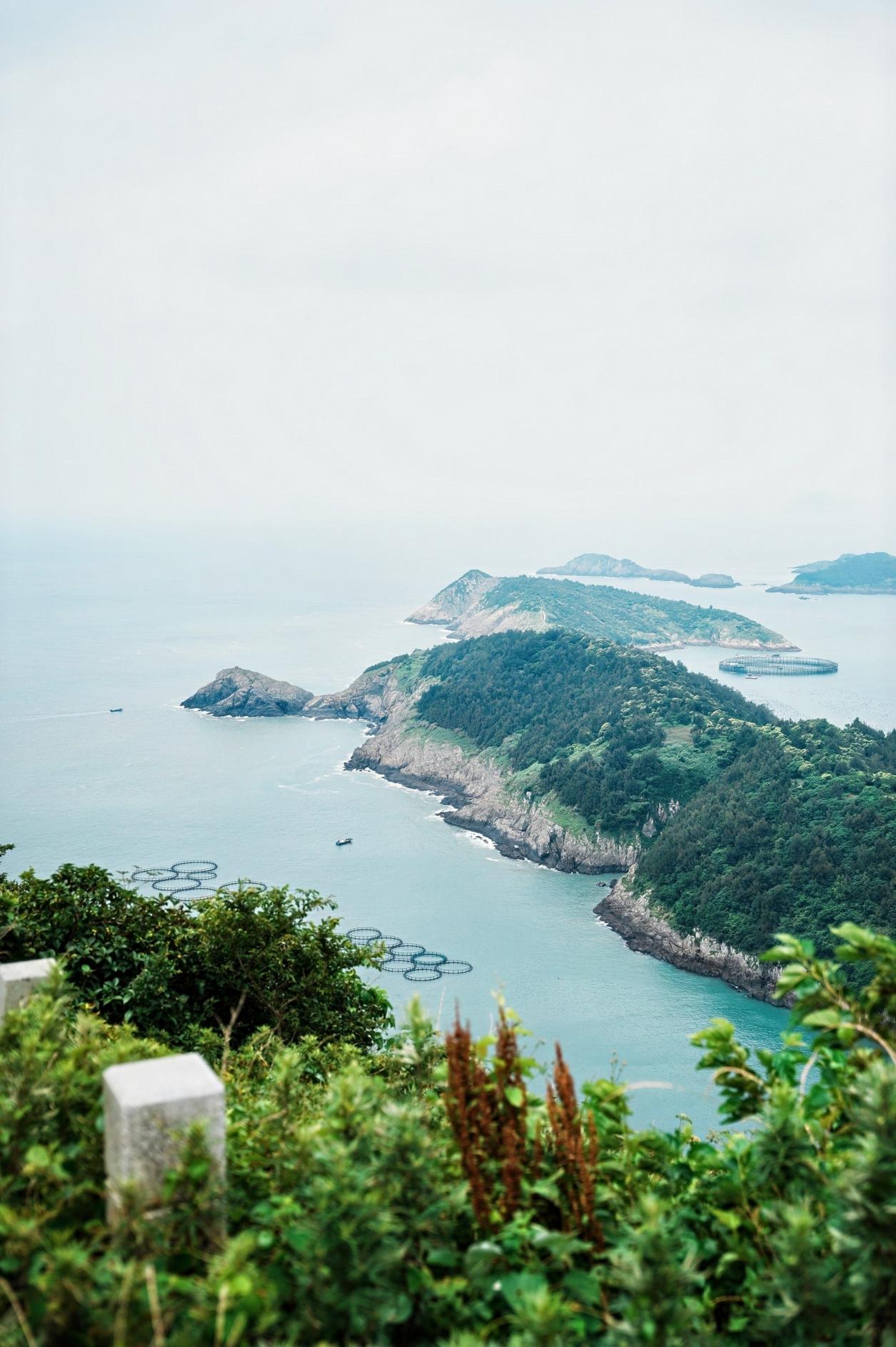 俯瞰大陈岛/浙江省林业局供图