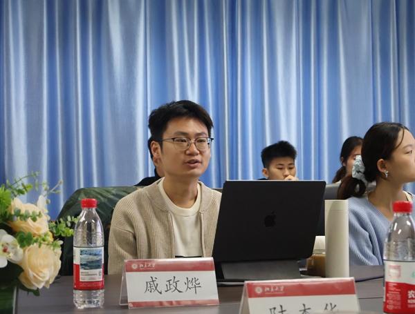 　　在北京大学社会学系组织的活动上，戚政烨受邀分享田野调查经验。受访者供图