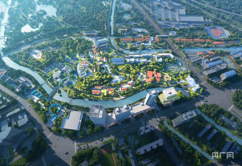 青山区楠姆科创带效果图（央广网发 青山区委宣传部供图）