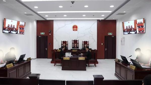 本案庭审现场 杭州市中级人民法院供图