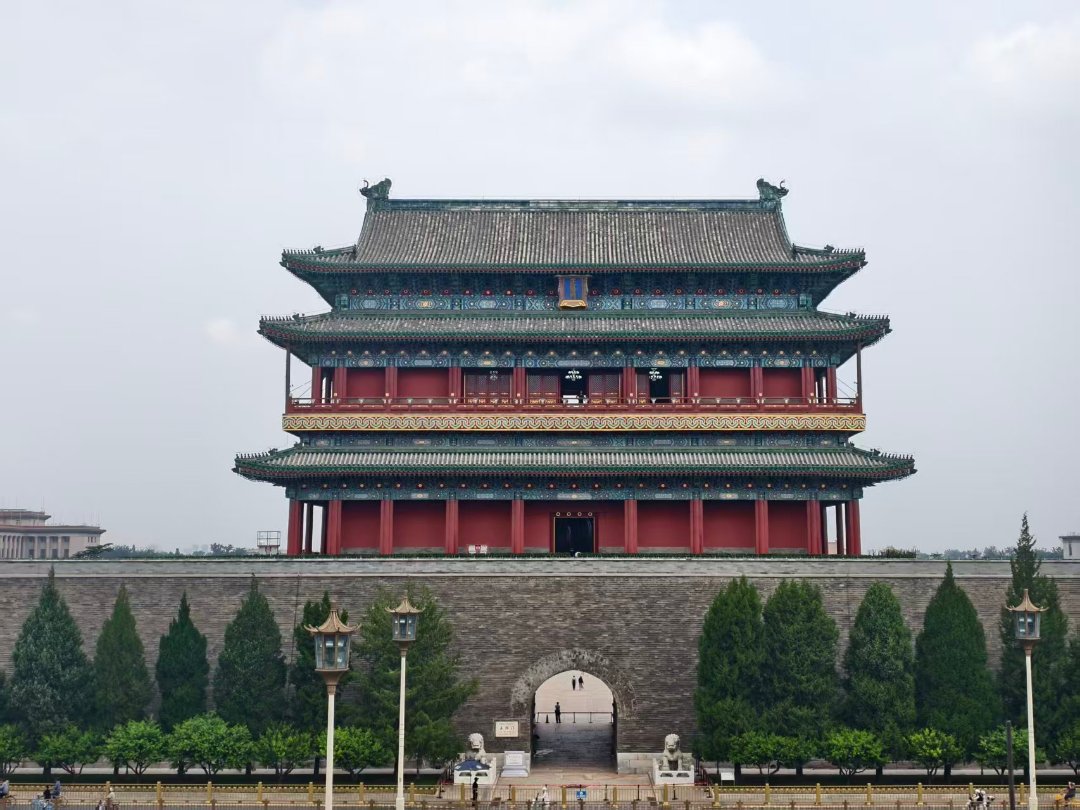 7月24日，北京，正阳门城楼。中青报·中青网记者 尹希宁/摄