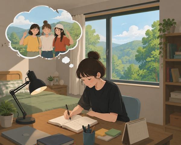 　　如今，不少年轻人开始撰写回忆录，试图为自己留下“一手史料”。制图：蒋欣雨（图片由AI辅助生成)