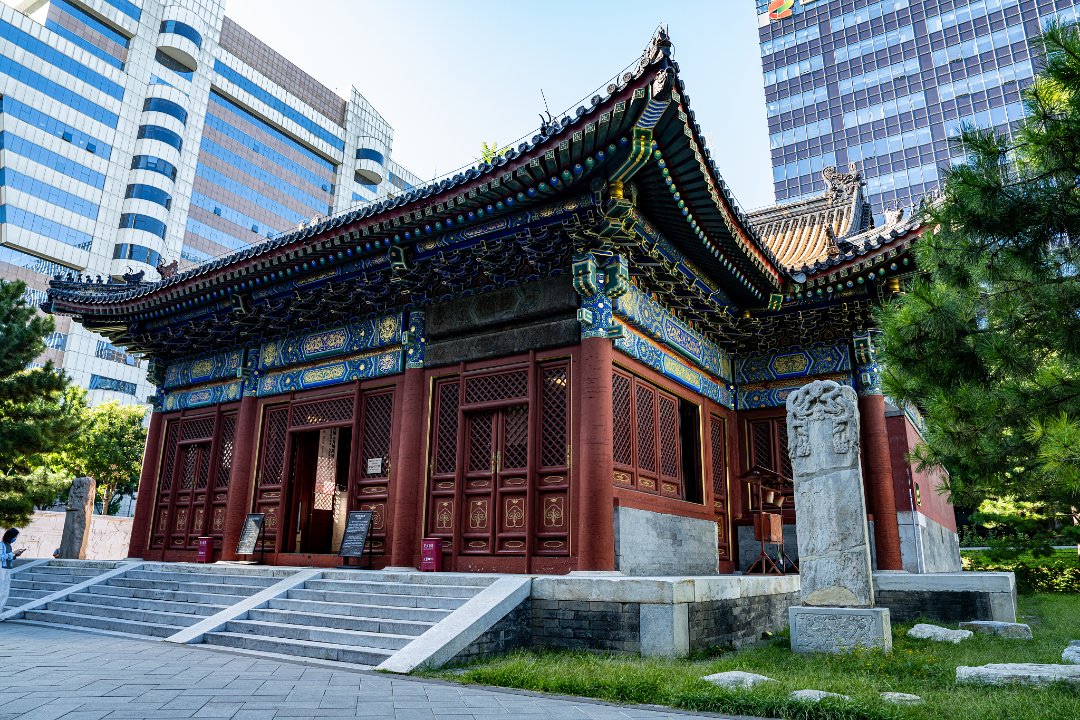 9月10日，北京，金融街都城隍庙遗址。 视觉中国供图