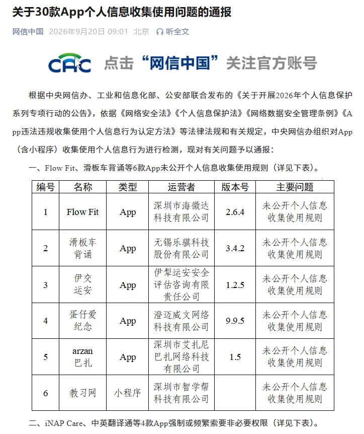 网信中国微信公众号截图