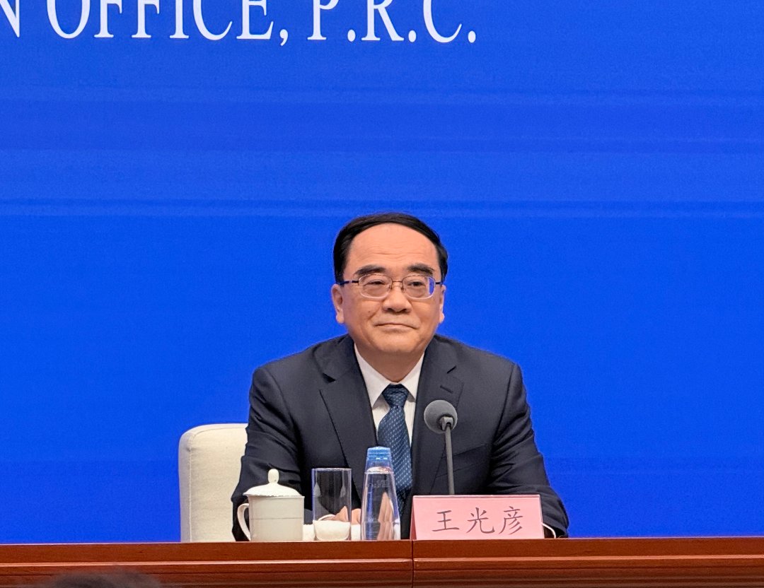 教育部副部长王光彦。中青报·中青网记者 王璟瑄/摄