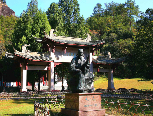 位于南平武夷山的朱熹园，又名武夷精舍