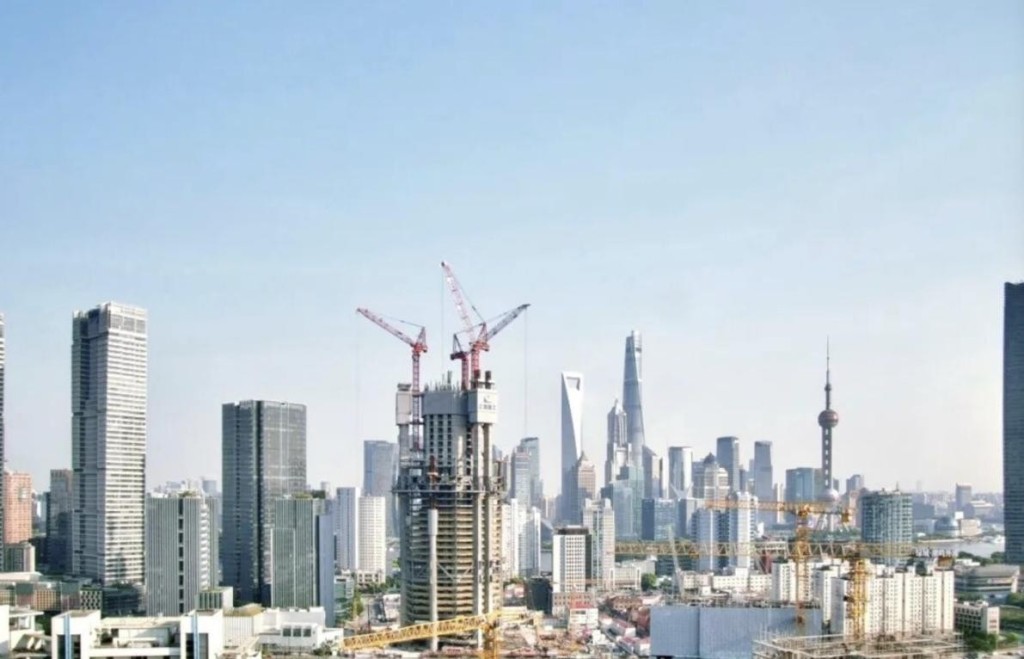北外滩91街坊项目，未来的浦西第一高楼。图片来源于上海市住房和城乡建设管理委员会新闻宣传中心
