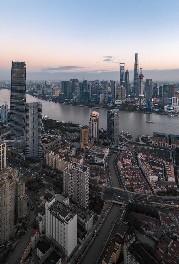 上海北外滩风光。图片来源于视觉中国
