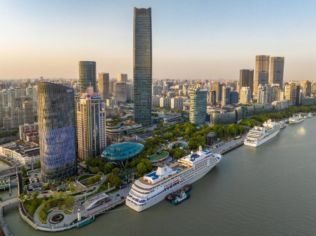 上海港国际客运中心码头。图片来源于视觉中国
