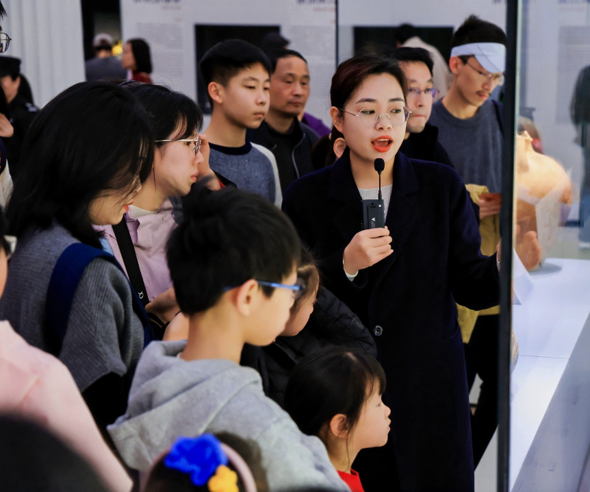 良渚博物院90后讲解员马丽莎 受访者供图