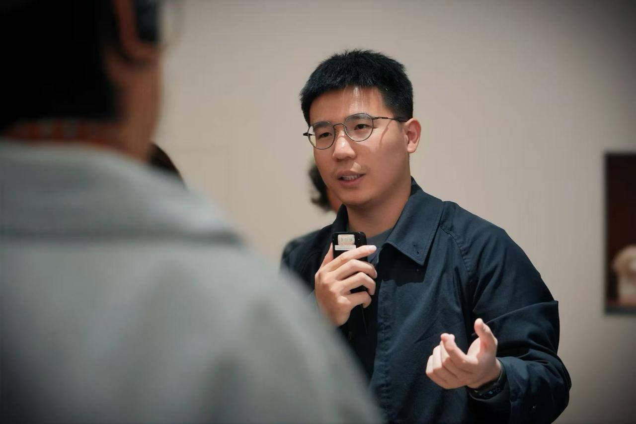 良渚博物院90后策展人林袁顺正在讲解 受访者供图